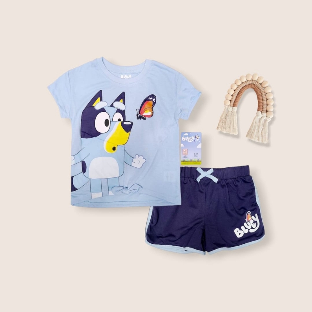 Bluey Girl's T-Shirt and Shorts Set
